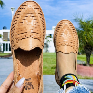 Huarache de piel hecho a mano moda zj00035