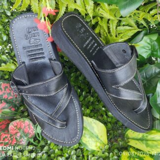 Huarache de piel hecho a mano tejido piso moda zj00936