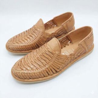 Huarache de piel hecho a mano tejido a mano piso moda para Hombre zj02976