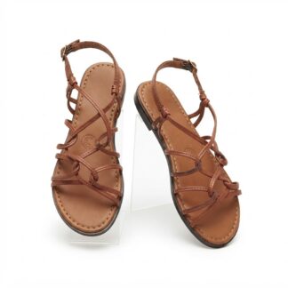 Huarache de piel hecho a mano bordado plataforma moda zj00280