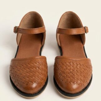 Huarache formal de piel hecho a mano zj00363